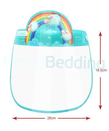 General Use Protective Face Shield Multi Packs (5x Kids Shields Rainbow) - Buy Online on GoSupps.com
