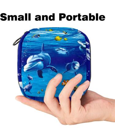 HAI FISH Under Water Binding-Up Bag - Women's Menstrual Storage with Zip Pockets & Ties | Multi08 - Buy Online on GoSupps.com