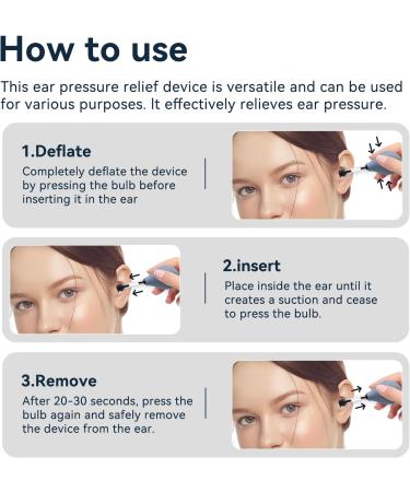 Ear Pressure Relief Device for Tinnitus Relief and migraine Relief Manual Inner Ear Pressure Balance for Airplane Travel Headache and Ringing Ears Relief Tool (Matte Grey) - Buy Online on GoSupps.com