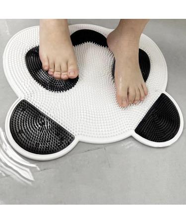 Perfk Shower Foot & Back Scrubber - Suction Cup Bathroom Massage Mat for Men & Women - Easy to Clean - Buy Online on GoSupps.com