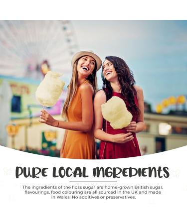 Baking Beauty Premium Apricot Flavour Floss Sugar for Cotton Candy - 800g Bulk Pack | Natural Ingredients for Perfect Cotton Candy | Ideal for Every Occasion - Buy Online on GoSupps.com