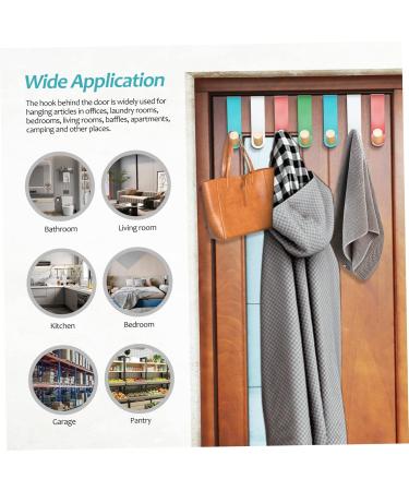 Baluue 8 Pcs Door Hook Cabinet Door Towel Holder Plant Hangers Robe Hanger Hook for Bathroom Key Towel Hook - Buy Online on GoSupps.com