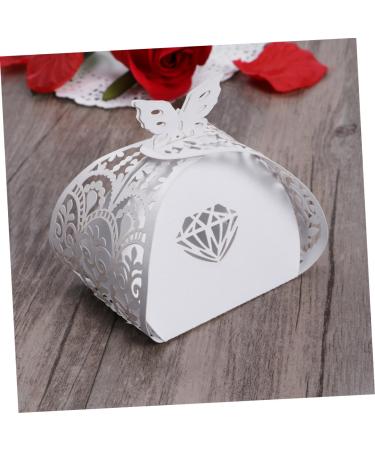 EXCEART 50pcs Boxes Chocolate Boxes Baptism Favor Boxes Wedding Boxes Candy Box Carton medium White - Buy Online on GoSupps.com