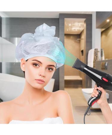 Net Plopping Cap for Curly Hair - Reusable Hood for Drying & Wrapping Hair | Perfect for Women & Girls - Buy Online on GoSupps.com