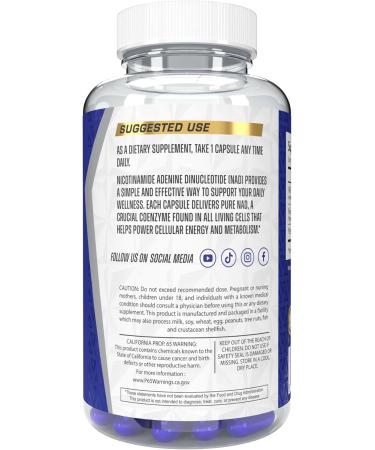 Alpha Supps NMN & NMNH Supplement Alternative - NAD+ Resveratrol - Advanced NAD Plus Antioxidant Formula - Supports Cellular Vitality Healthy Aging Energy & Longevity - Ideal for Men & Women - Buy Online on GoSupps.com