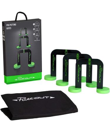 PuttOut Pro Putting Gates (3 Gate Sizes and Protective Pouch)