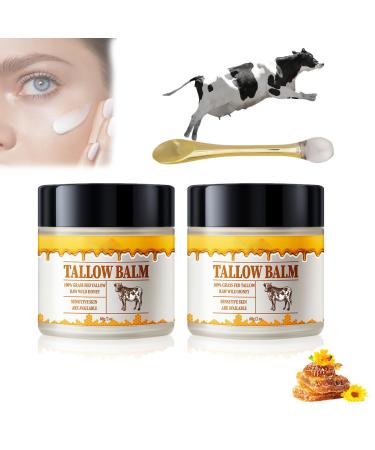 Tallow Honey Balm for Face Tallow And Honey Balm For Face (2pcs)