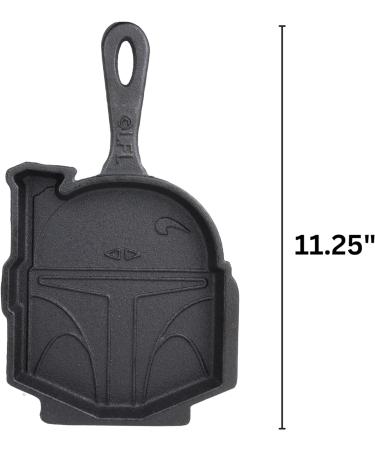 Sweetzo Christmas Boba Fett Cast Iron Pancake Skillet Unique Gift Ideas for Teens Cooking Instructions and Mix Included 11.25 Inches - Buy Online on GoSupps.com
