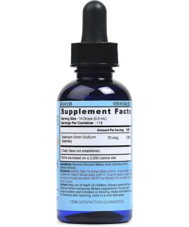 Good State Liquid Ionic Selenium Ultra Concentrate - 70 mcg - 1.6 Fl Oz - 100 Servings - Unflavored - Buy Online on GoSupps.com