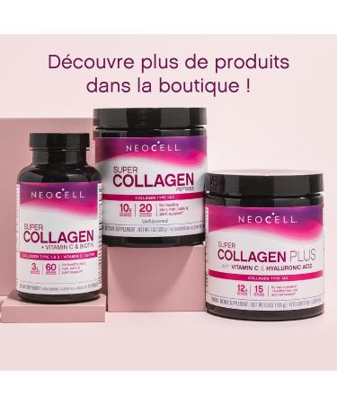 NeoCell Super Collagen with Vitamin C and Biotin - High Dosed 180 Tablets Gluten Free Soy-Free Non-GMO - Buy Online on GoSupps.com