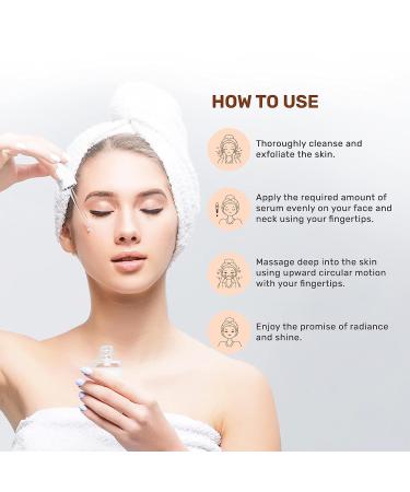 Vitamin C Pure Bright Face Serum - Glutathione for Skin Brightening & Dark Spot Removal | Paraben Free Sun Damage Protection 1 Fl Oz - Buy Online on GoSupps.com