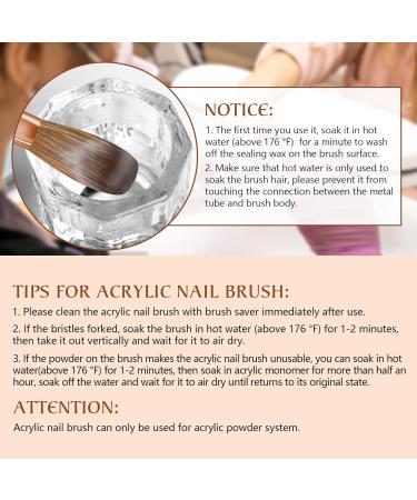 Saviland Kolinsky Acrylic Nail Brush Size 14 | Professional Nail Art & Extension Tool | Ideal for DIY Nail Studios - Buy Online on GoSupps.com