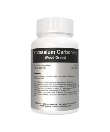 Potassium Carbonate (E501) - 1kg (2.2lb)