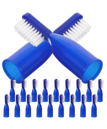 FRCOLOR 20Pcs Finger Toothbrush Tiny Toothbrushes for Prison Toothbrush Prison Tooth Brush Small Tooth Brush Tiny Toothbrushes