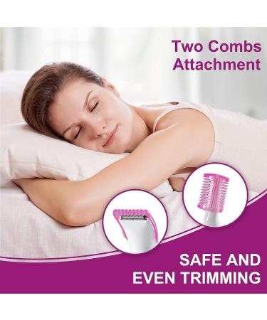Bikini Trimmer for Women - Electric Shaver with Precise Trimmer Head, Cordless & Wet/Dry Use - Pubic Hair Grooming Tool - Buy Online on GoSupps.com