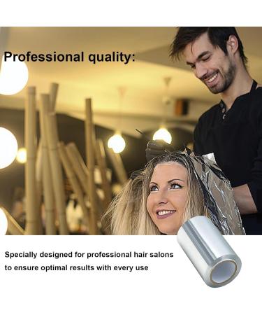 Hair Highlighting Tin Foil Roll - Hair Dye Tin Foil | Safe Salon Tin Foil Hair Foils for Color Application Thicken Hair Coloring Tin Foil for Coloring - Buy Online on GoSupps.com