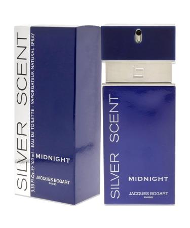 Jacques Bogart Silver Scent Midnight Men EDT Spray 3.3 oz - Buy Online on GoSupps.com