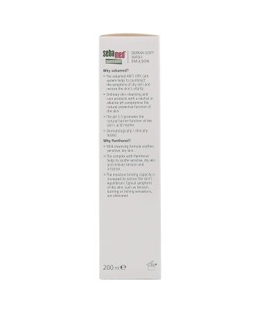 Sebamed Anti-Dry Derma-Soft Wash Emulsion 200mL - Gentle Hydrating Cleanser for Dry Skin | Revitalizing Skin Complex | International Shipping Available - Buy Online on GoSupps.com