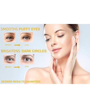 24K Gold Under Eye Mask Patches for Dark Circles, Puffiness, and Wrinkles - Beauty Studio & Co - Buy Online on GoSupps.com