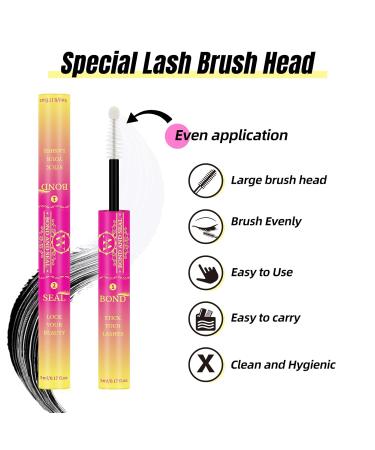 Shop Cluster Lash Bond & Seal 10ml + Eyelash Remover Kit 5ml | Waterproof DIY Eyelash Extensions at Home - W - Buy Online on GoSupps.com