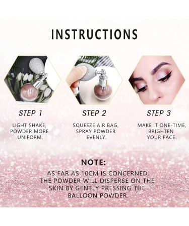 Ganbaro Glitter Powder Spray - High Gloss Highlighter for Hair, Face & Body (#3) - Buy Online on GoSupps.com