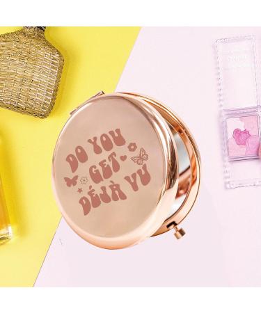 KEYCHIN Deja Vu Sour Album Pocket Mirror Rodrigo Fans Gift with Sour Song Lyrics Compact Makeup Mirror for Women, Girls, Teenagers - Buy Online on GoSupps.com