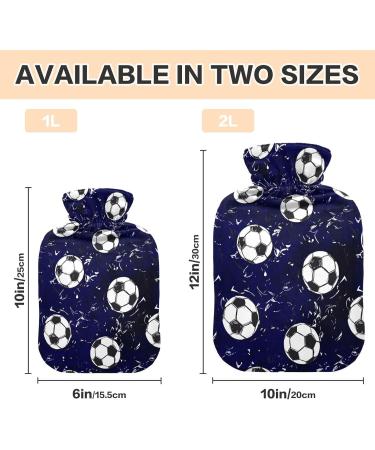 Blue 1L Football Heat Bottle - Small Warming Bag for Pain Relief & Therapy | BAP-Free - Buy Online on GoSupps.com