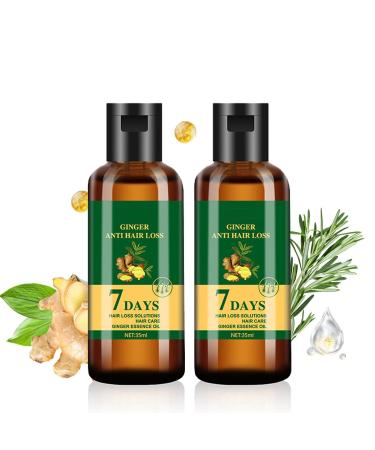 Huile naturelle de croissance des cheveux au gingembre 7 jours renforce les racines pr vient la perte de cheveux L'huile d'ang lique et de gingembre favorise les cheveux plus longs et plus