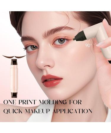 Xummpxuk Stamp Eyeliners Waterproof Smudge Proof Stamp Eyeliners Long Lasting Smooth Precise SmudgeProof Pen Tool for Women Day Beauty Girl Friends Family Brown - Buy Online on GoSupps.com