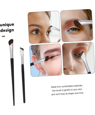 Gogogmee 4 Pcs Brow for Eyebrows Brow Brushes for Eyebrows Eye Shadow Brush Angled Makeup Brush Nylon - Buy Online on GoSupps.com