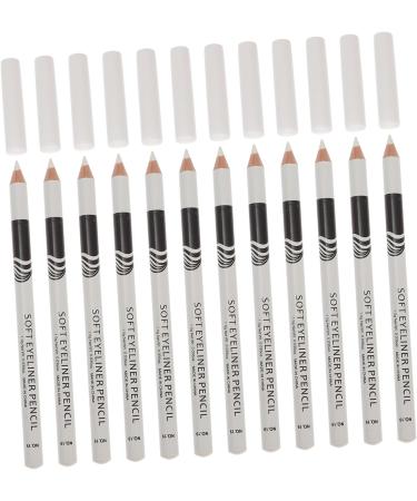 Healvian 48 Pcs Lying Silkworm Eyeliner Eyeliners Glitter Pencils Cosmetics Pencils Eyebrow Pen White Plastic - Buy Online on GoSupps.com