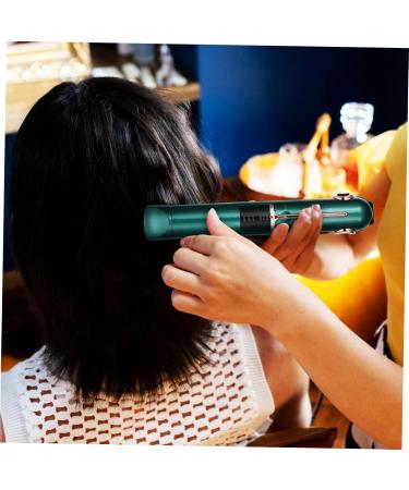 Baluue Curling Iron Professional Hair Straightener Hand Wisking Tool Electric Cordless Tools Abs 21X4X3.5CM Green - Buy Online on GoSupps.com