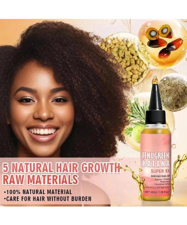 Batana Oil Pure Super 5X Batana Oil for Hair Growth Veganic Natural Hair Growth Oil Repair Damaged Hair & Skin Effective Against Regional Alopecia Promote Hair Regrowth (Batana hair oil) - Buy Online on GoSupps.com