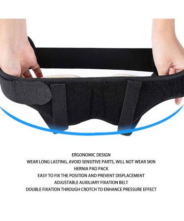 Hernia Belt for Double Inguinal Hernia Support | Comfortable Compression Brace for Men & Women | Soft Skin-Friendly Fabric | Ideal for All Hernia Types (M - Buy Online on GoSupps.com