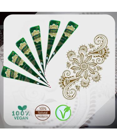 Shahi 100% Natural Henna Paste Cones - 28g Reddish Brown Hair Dye - Chemical Free, No PPD, Long-Lasting Color - 1 Pack (1.08 Ounce) - Buy Online on GoSupps.com