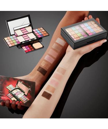 LT Makeup Palette - 46 Bright Colors Eyeshadow & Lip Gloss Kit - Buy Online on GoSupps.com