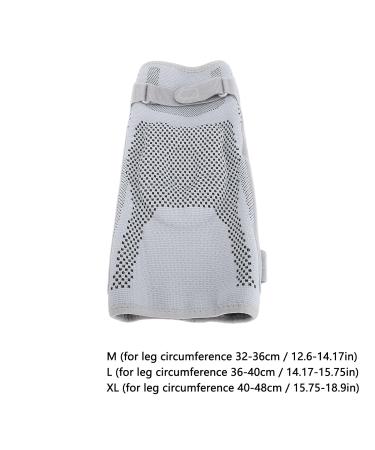 Ymiko Adjustable Compression Knee Sleeve XL - Light Gray for Running Cycling Basketball & More - Injury Prevention & Discomfort Relief - Buy Online on GoSupps.com