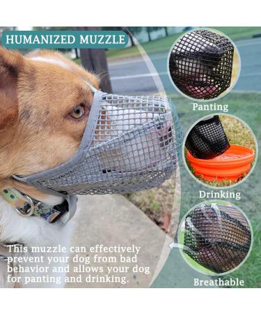 Dog Muzzle for All Sizes Soft Cover Adjustable Straps Poison Bait Protection XS+ Snout (6 - 8 ) - Buy Online on GoSupps.com