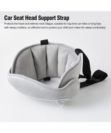 Baby Car Head Support Band - Toddler Sleep Neck Pillow - Grey - Buy Online on GoSupps.com