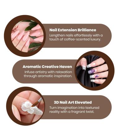Mia Secret Coffee Scented Liquid Monomer - EMA Nail Liquid for Acrylic Powder (8 oz) - Scented Acrylic Nail Solution - Buy Online on GoSupps.com