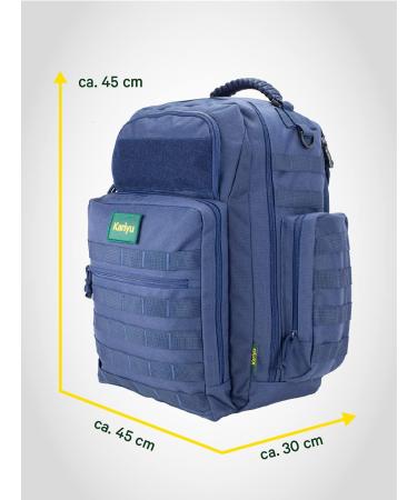 Kariyu DaddyPack Diaper Backpack 35L - Black with Changing Mat | Stylish & Functional Baby Bag for Dads - International Shipping Available - Buy Online on GoSupps.com