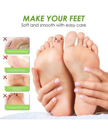 Exfoliating Foot Mask - 2 Pairs of Cornea Socks for Men & Women | Effective Foot Care for Tender Feet | Vera Green - Buy Online on GoSupps.com
