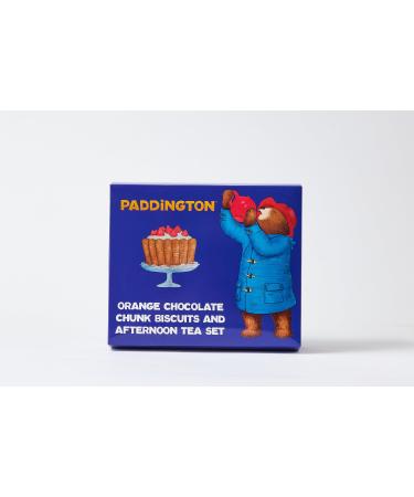 Paddington Bear Orange Chocolate Chunk Biscuits 150g and Teabags Set 250g Orange Chocolate Chunk Biscuits and Teabags Set