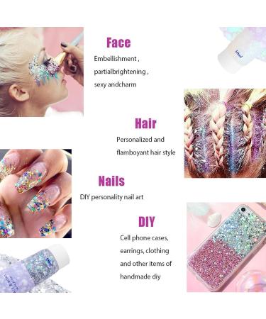  EONFAVE Glitter Body Gel 4 Colors Big Face Glitter - Buy Online on GoSupps.com