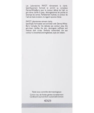 Buy Payot Clarte des Yeux 15 ml - Brightening Eye Cream for Dark Circles | International Shipping Available - Buy Online on GoSupps.com