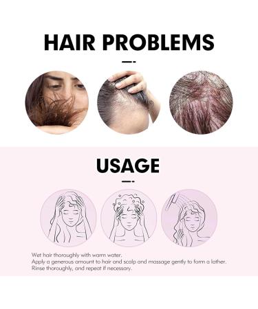  Huxibai Moisturizing Shampoo Women's shampoo purifying moisturizing volumizing 200 ml for scalp care and hygiene with a refreshing effect and gentle cleansing - Buy Online on GoSupps.com