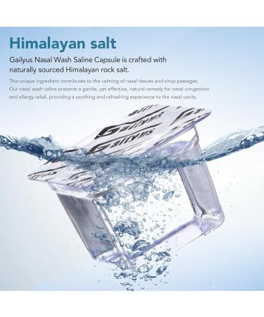 30pcs Saline Capsules for Sinus Rinse - Fast Soothing Relief International Shipping - Buy Online on GoSupps.com