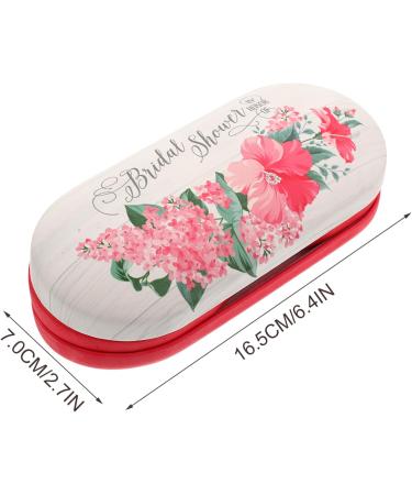 PartyKindom 3 Sets Double Layer Glasses Case with Mirror & PU Leather Travel Mini Suite - Ideal for International Shipping - Buy Online on GoSupps.com