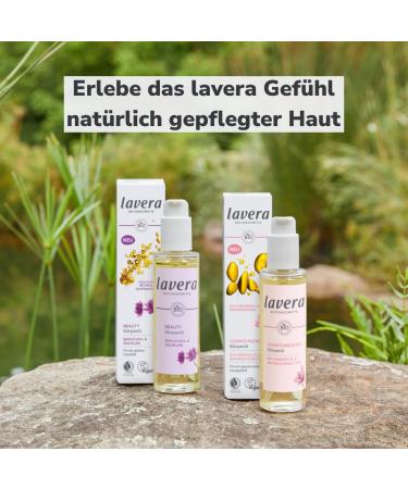  lavera lavera Body Oil Soothing Skin Feeling Supple Regenerating Moisturizing Vegan Natural Cosmetics 100ml - Buy Online on GoSupps.com