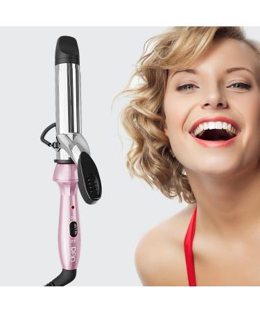 Travel Curling Iron - Mini 1 inch Dual Voltage Nano-Titanium Barrel up to 450F - Fast Heating Pink - Buy Online on GoSupps.com
